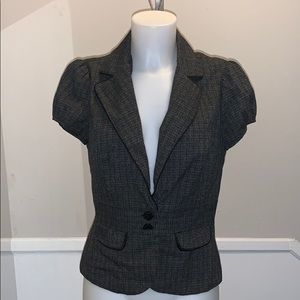 Gray short sleeved Blazer